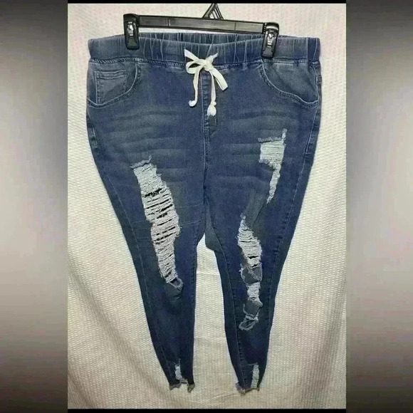 SHEIN Denim - Shein 3XL Distressed Jeans